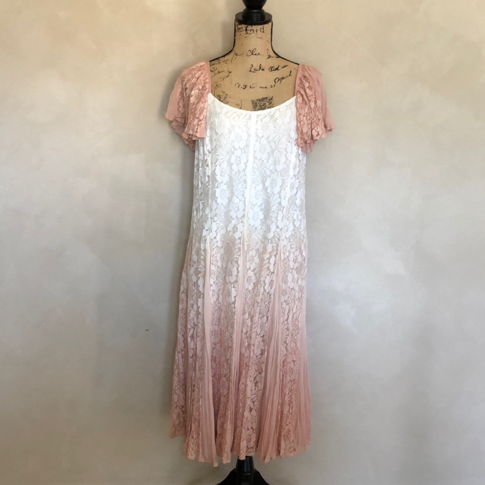 Vintage Together lace midi dress